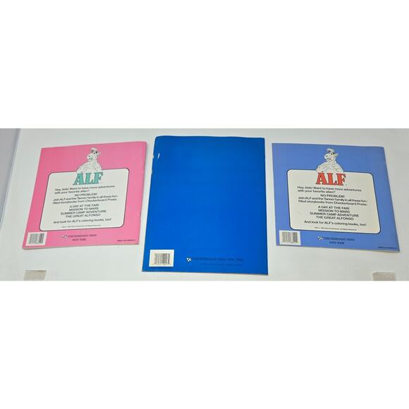 Burger King Alf Puppet Cookin' & Meal Box 1988 Complete 3 Alf Books Color Reads - Picture 4 of 16